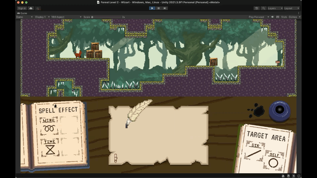 Wizart: The Escape Gameplay GIF